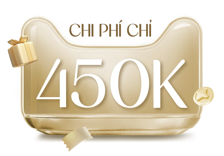 Chi phí chỉ 450k