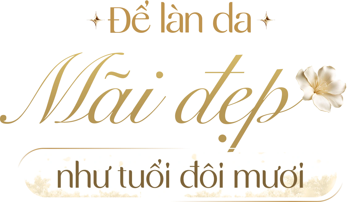 Để làn da mãi đẹp như tuổi đôi mươi
