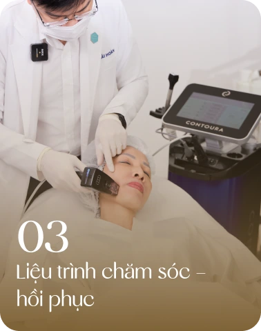 Bước 03 liệu trình chăm sóc hồi phục