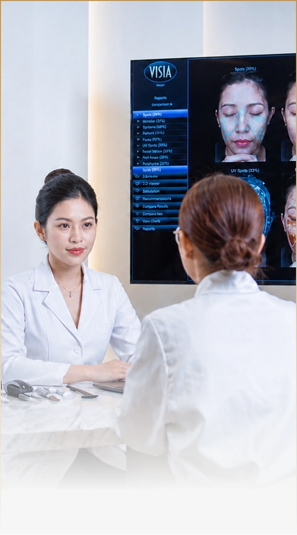 Bác sĩ lập phác đồ điều trị mụn cá nhân hóa