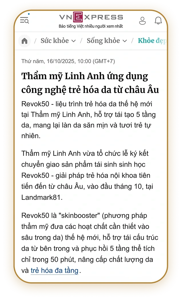 Báo chí nói về Linh Anh 01