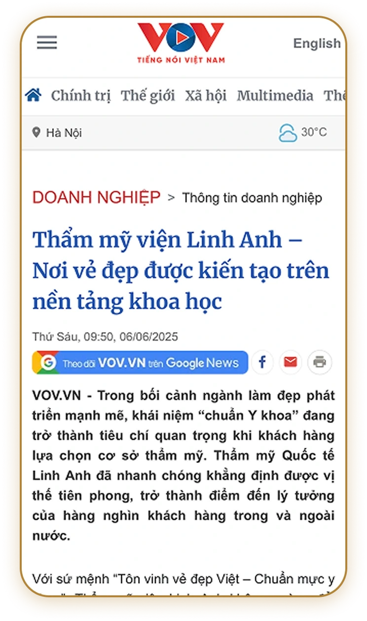 Báo chí nói về Linh Anh 03