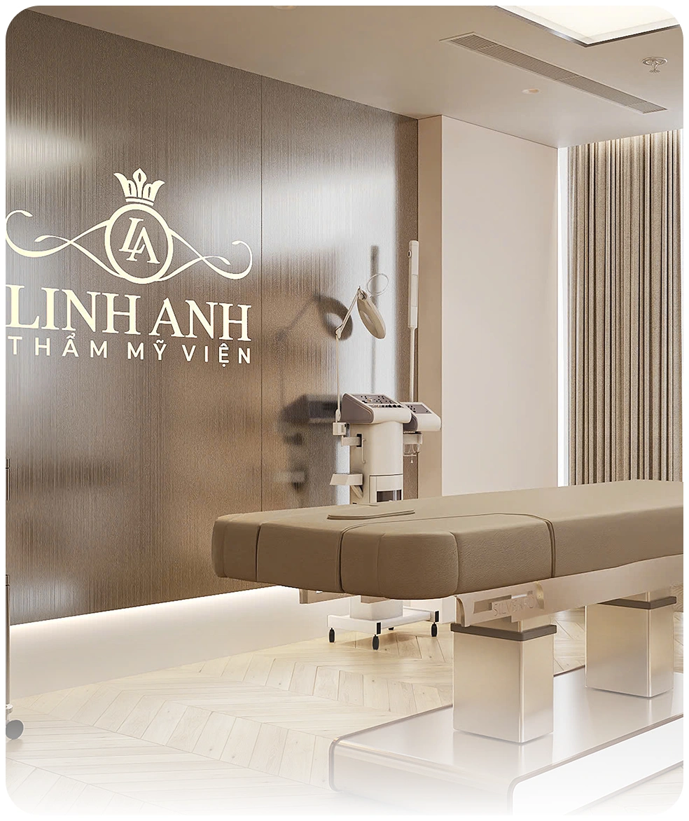 Không gian điều trị mụn riêng tư tại Linh Anh